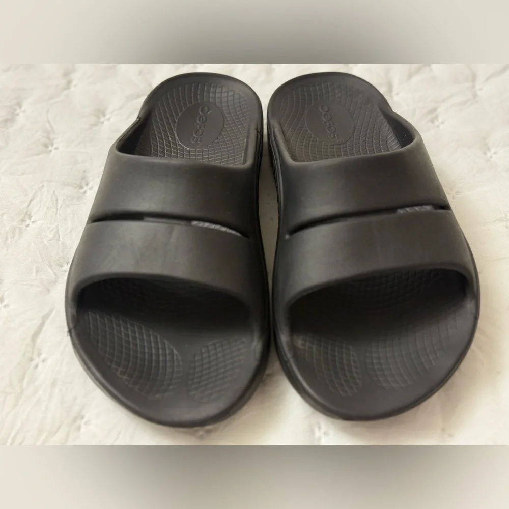 Recover In The Men's OOFOS Ooahh Slide Sandal Men Size 5 Women 7 Comfy Classic